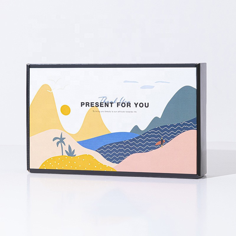 로고 포장 종이상자 주문 선박 판지를 가진 주문 포장 상자 주문 상자