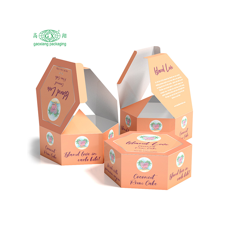 창을 가진 주문 비누 선물 상자 환경 친화적인 마분지 포장 크래프트 종이상자