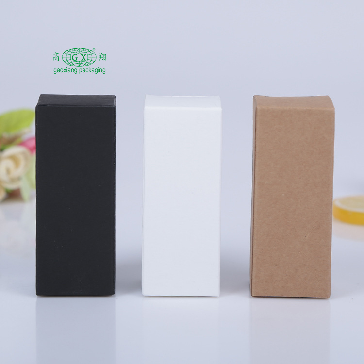 도매 화장용 포장 상자 주문 디자인 정유 병 상자 kraft 종이상자
