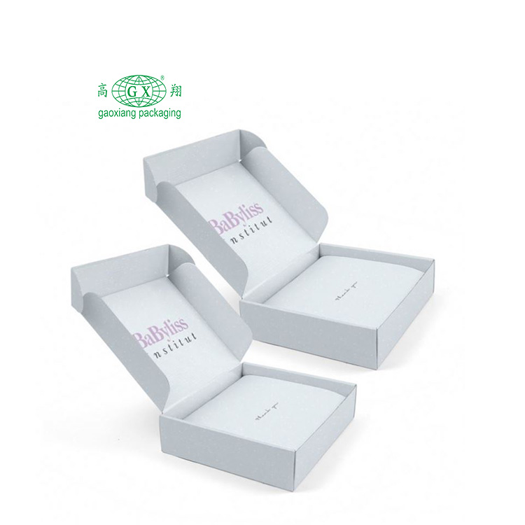 도매 사용자 정의 로고 인쇄 전자 상거래 우편 배송 화장품 고급 선물 포장 골판지 상자
