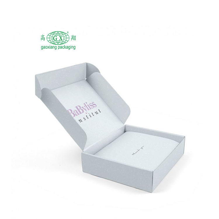 도매 사용자 정의 로고 인쇄 전자 상거래 우편 배송 화장품 고급 선물 포장 골판지 상자