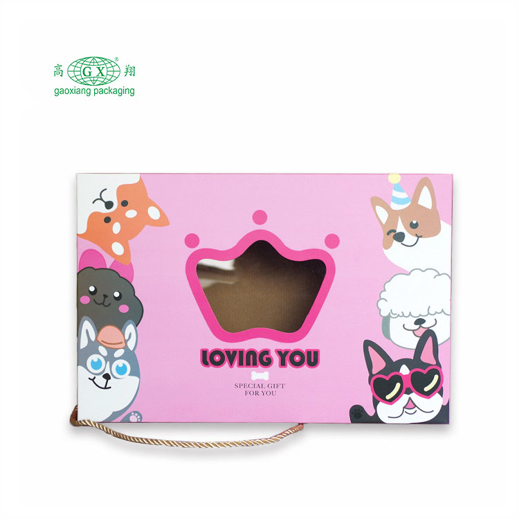 주문 로고 공상 서류상 우송자 상자 아이 의류 책은 물결 모양 포장 상자 창 상자를 가지고 놀