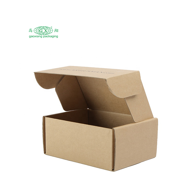 주문을 받아서 만들어진 서류상은 kraft 갈색 포장 우송자 상자에 의하여 인쇄된 물결 모양 수송용 포장 상자를 재생합니다
