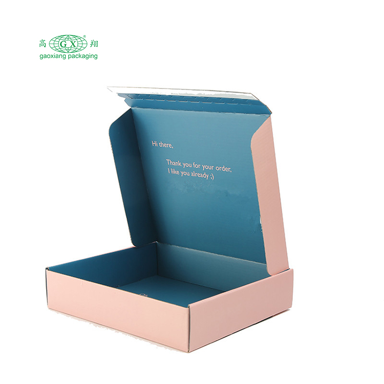 좋은 품질의 멋진 고급 의류 골판지 배송 선물 포장 상자 맞춤 상자